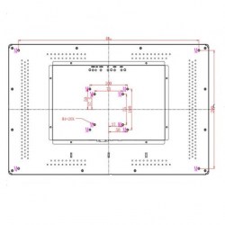 Detaik DTK-2115 Встраиваемый POS монитор 21.5” купить в Украине